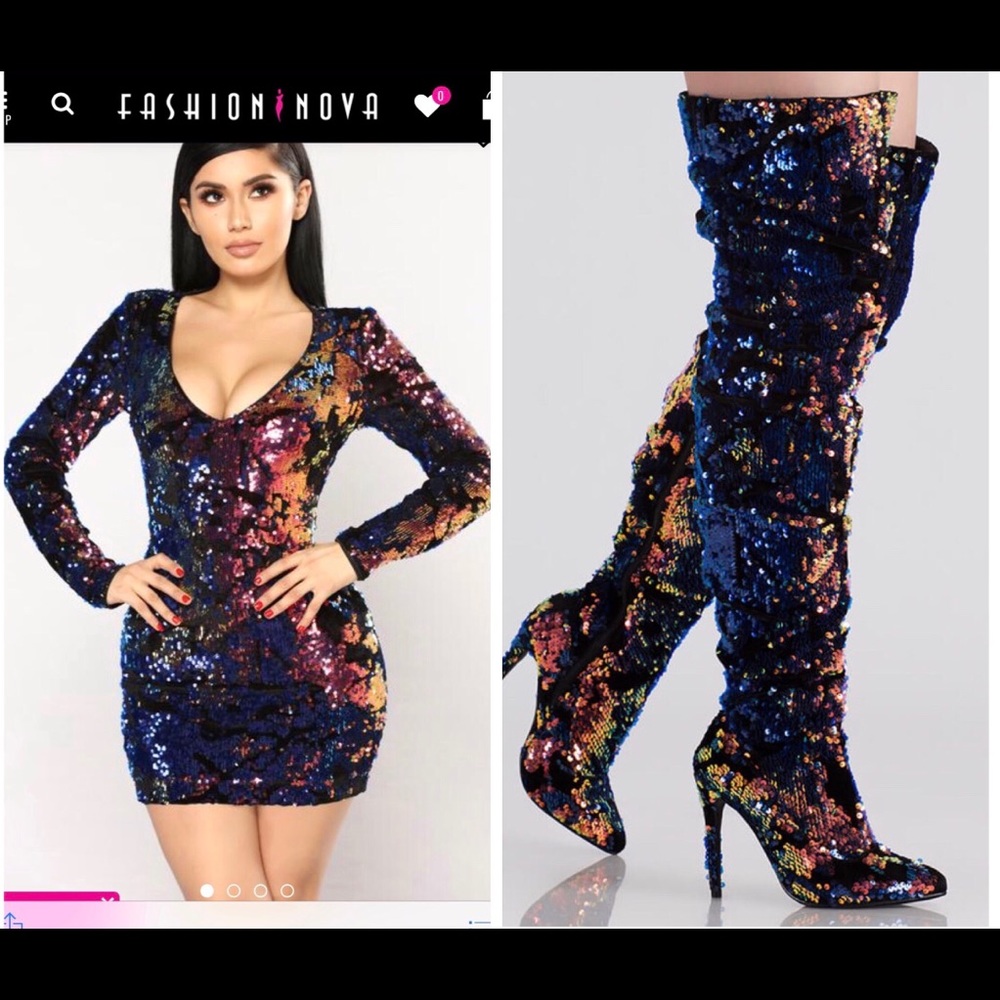 Sequins Dress 👗Great For New Years Worn Once